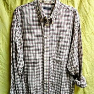 Men's Burberry London White Nova Check Oxford